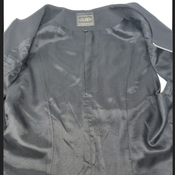 LOUBEN Canada 100% Wool zip up Vest size Medium - Picture 3 of 4